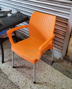 Patio Orange Noble Chairs Plastic