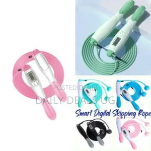 Electronic Counting Skipping Anti Slip Handle Adjustable Weighted Jump