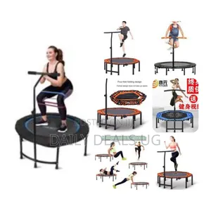 Foldable Portable Adult Kids Fitness Trumpet Rebounder 45" Jumping