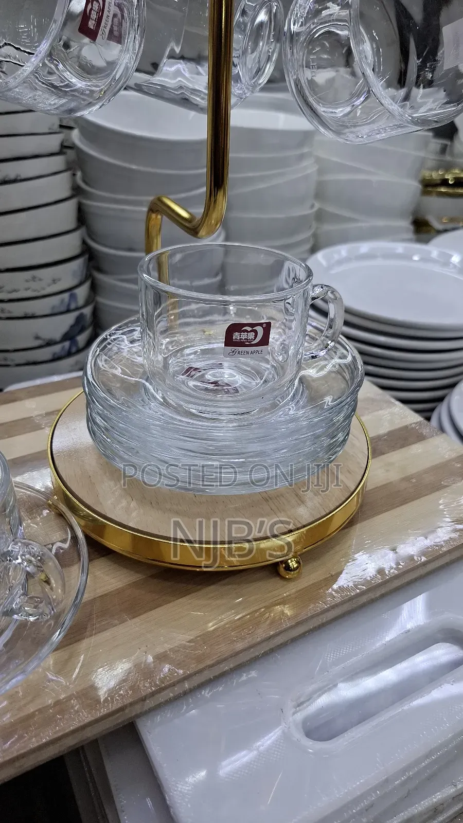 Glass Ware Cup and Saucer