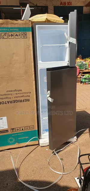 Gray 200litrs Hisense Double Door Fridge