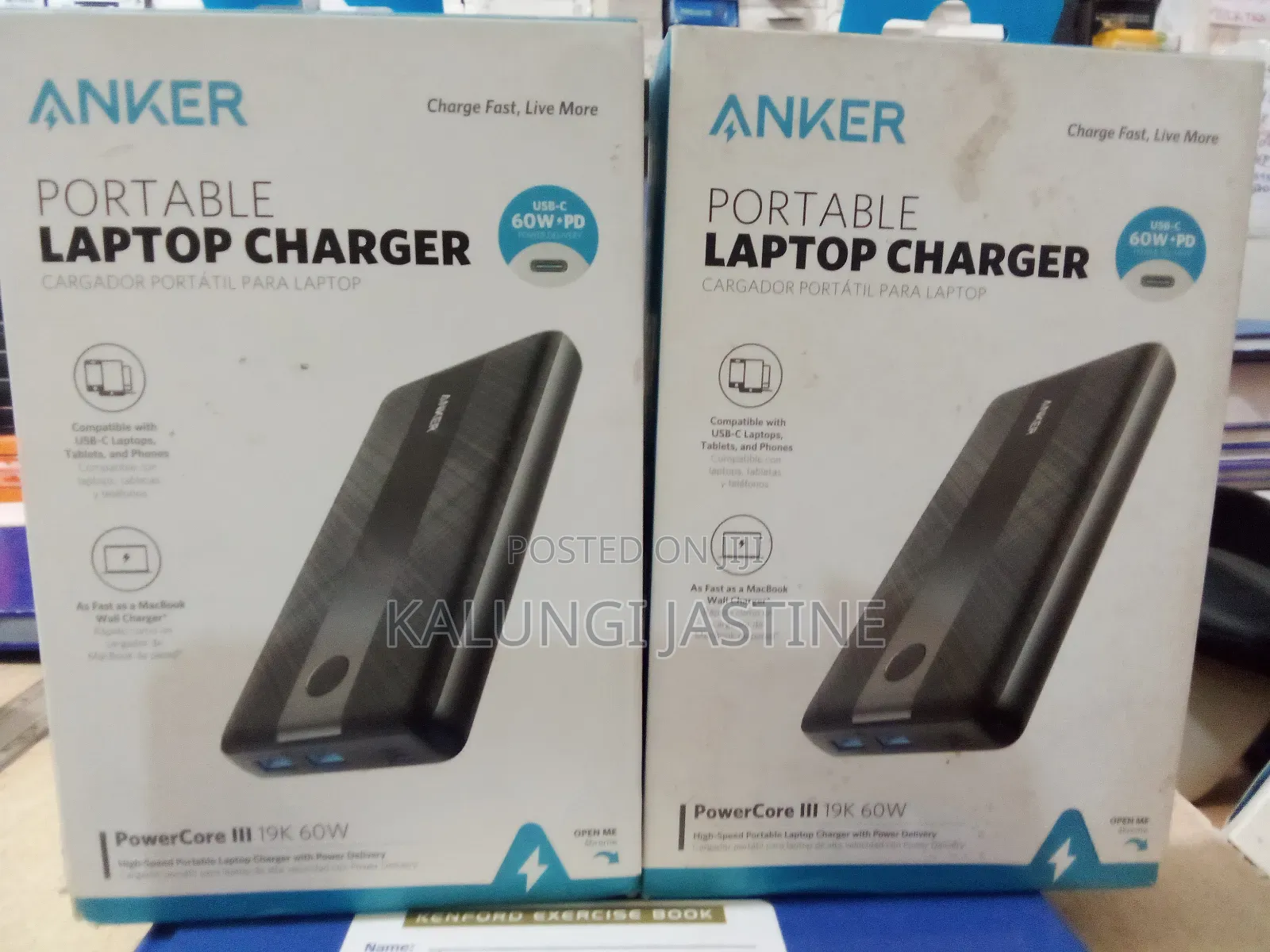 Anker Laptop Power Bank 60w