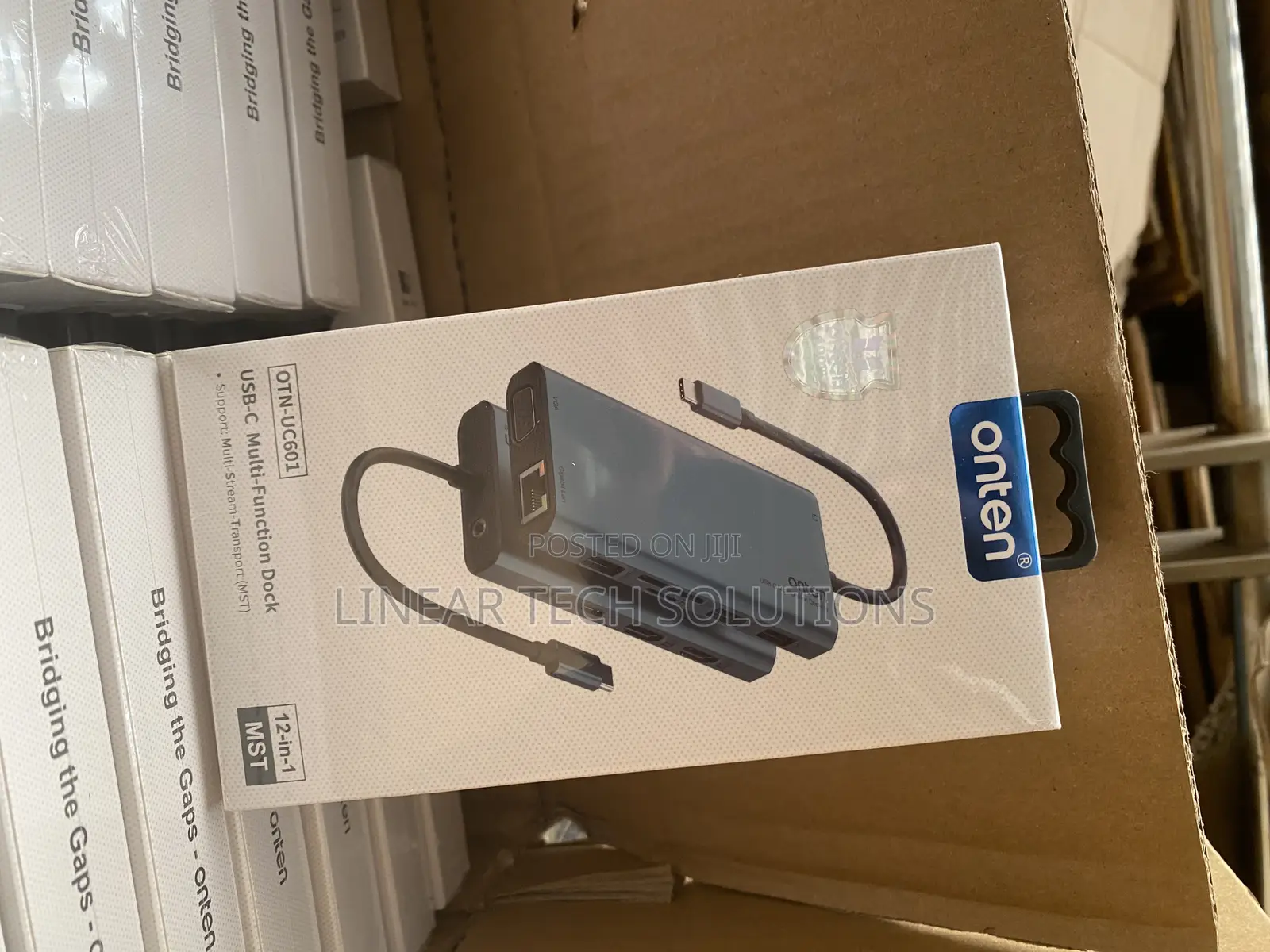 Type-C Multi-Function (Onten Otn-Uc601) Dock Station 12in1 to Usb 3.0