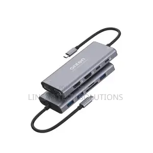 Type-C Multi-Function (Onten Otn-Uc601) Dock Station 12in1 to Usb 3.0