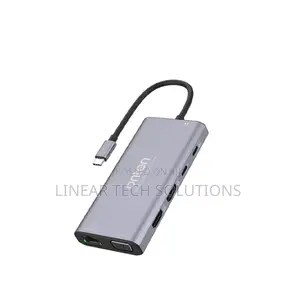 Type-C Multi-Function (Onten Otn-Uc601) Dock Station 12in1 to Usb 3.0