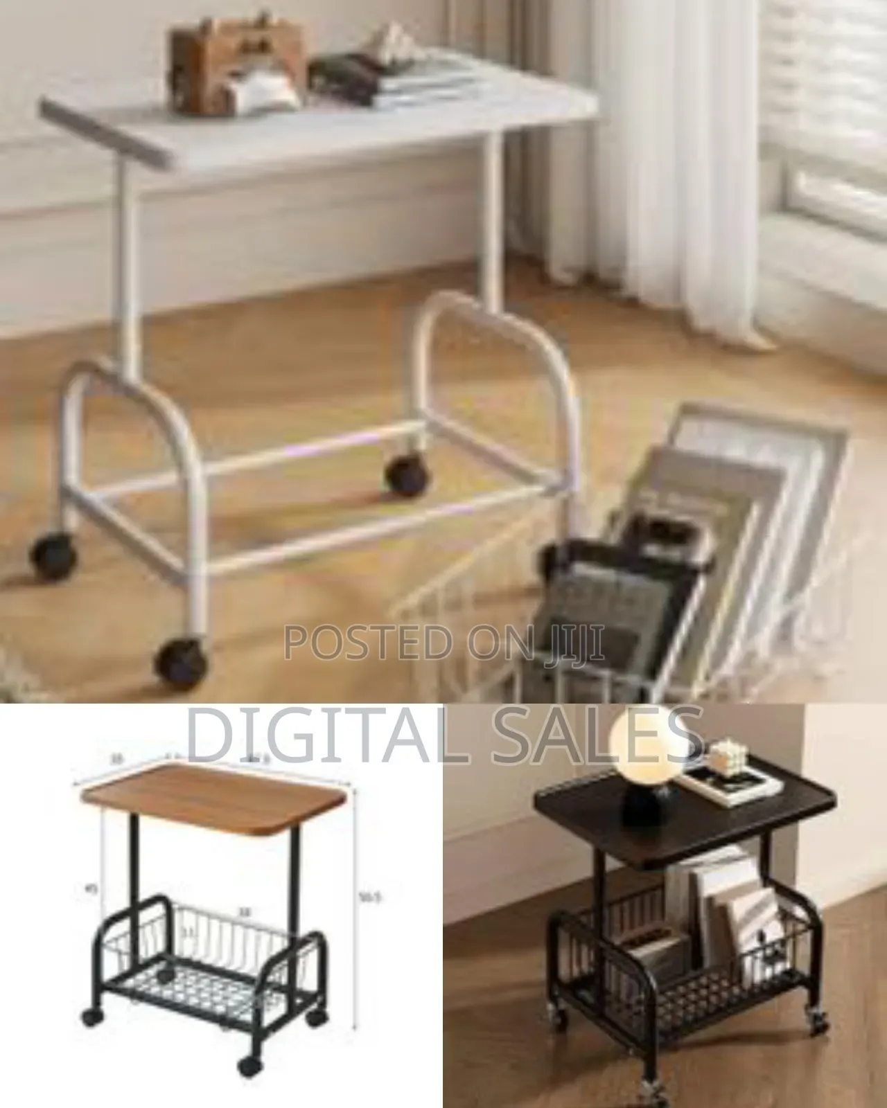 Armrest Side Stand Movable Home Small Coffee Table Built-in Nightstan0
