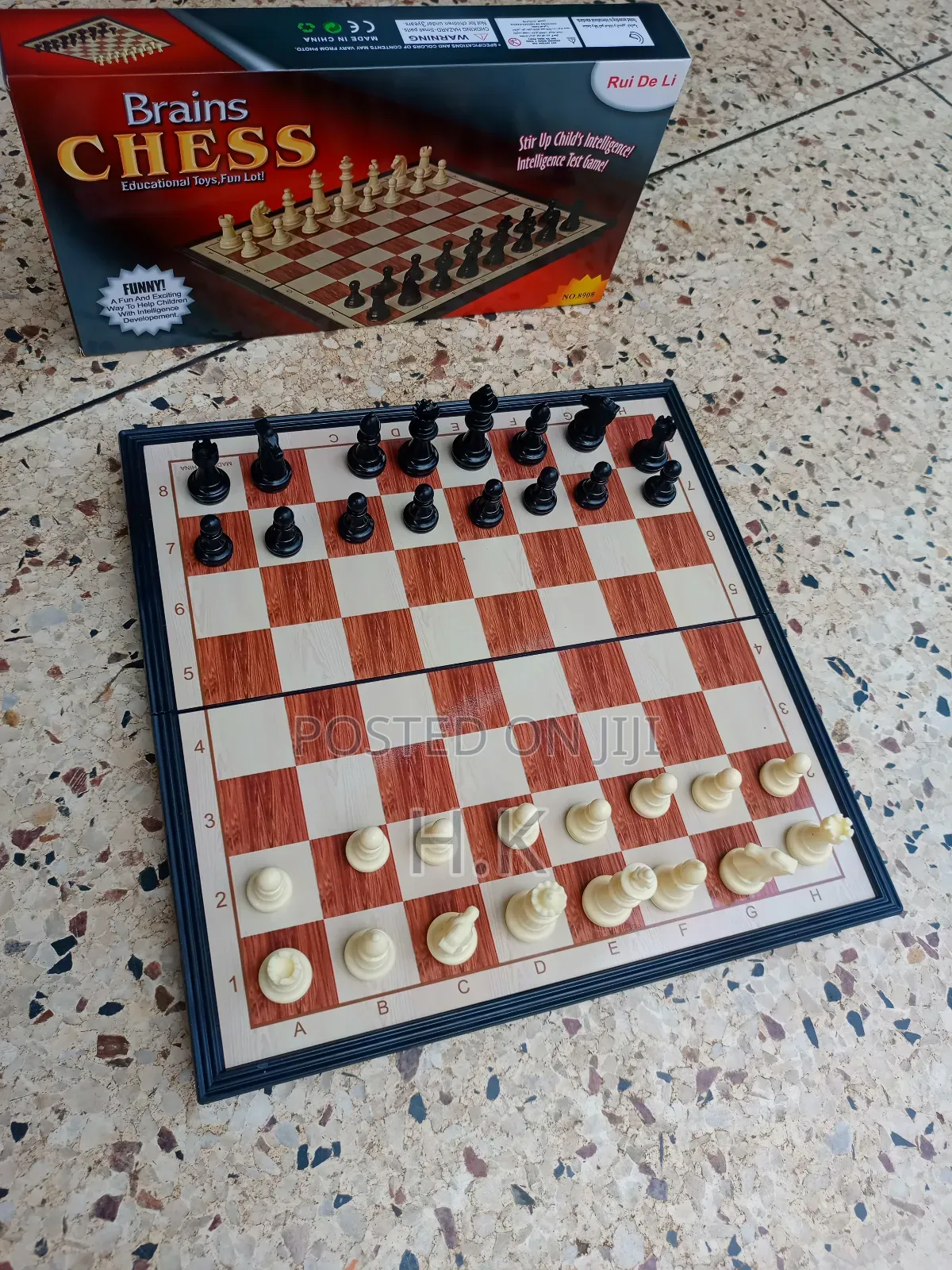 Brains Magnetic Chess Set.