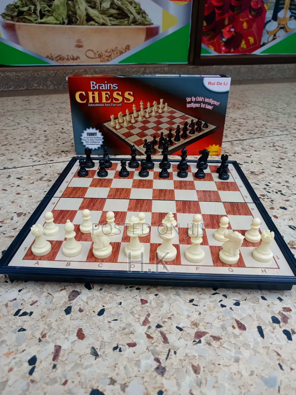 Brains Magnetic Chess Set.