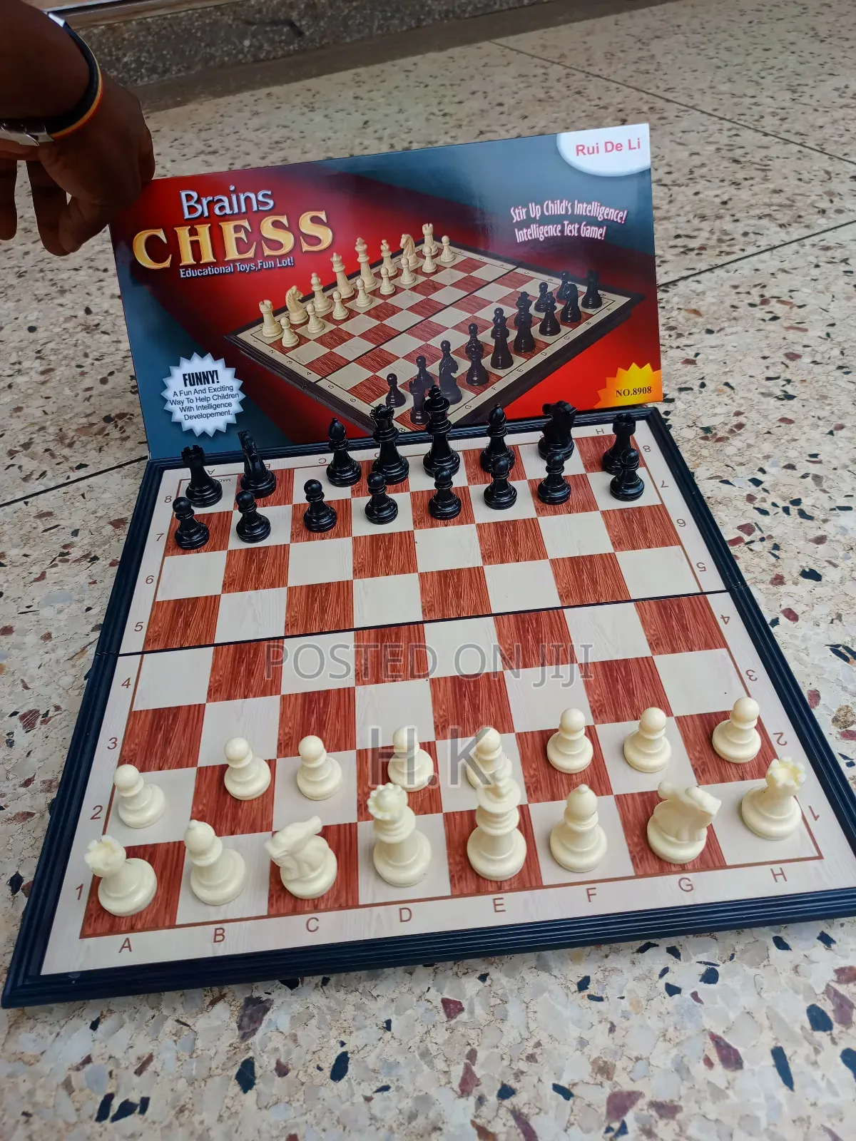 Brains Magnetic Chess Set.
