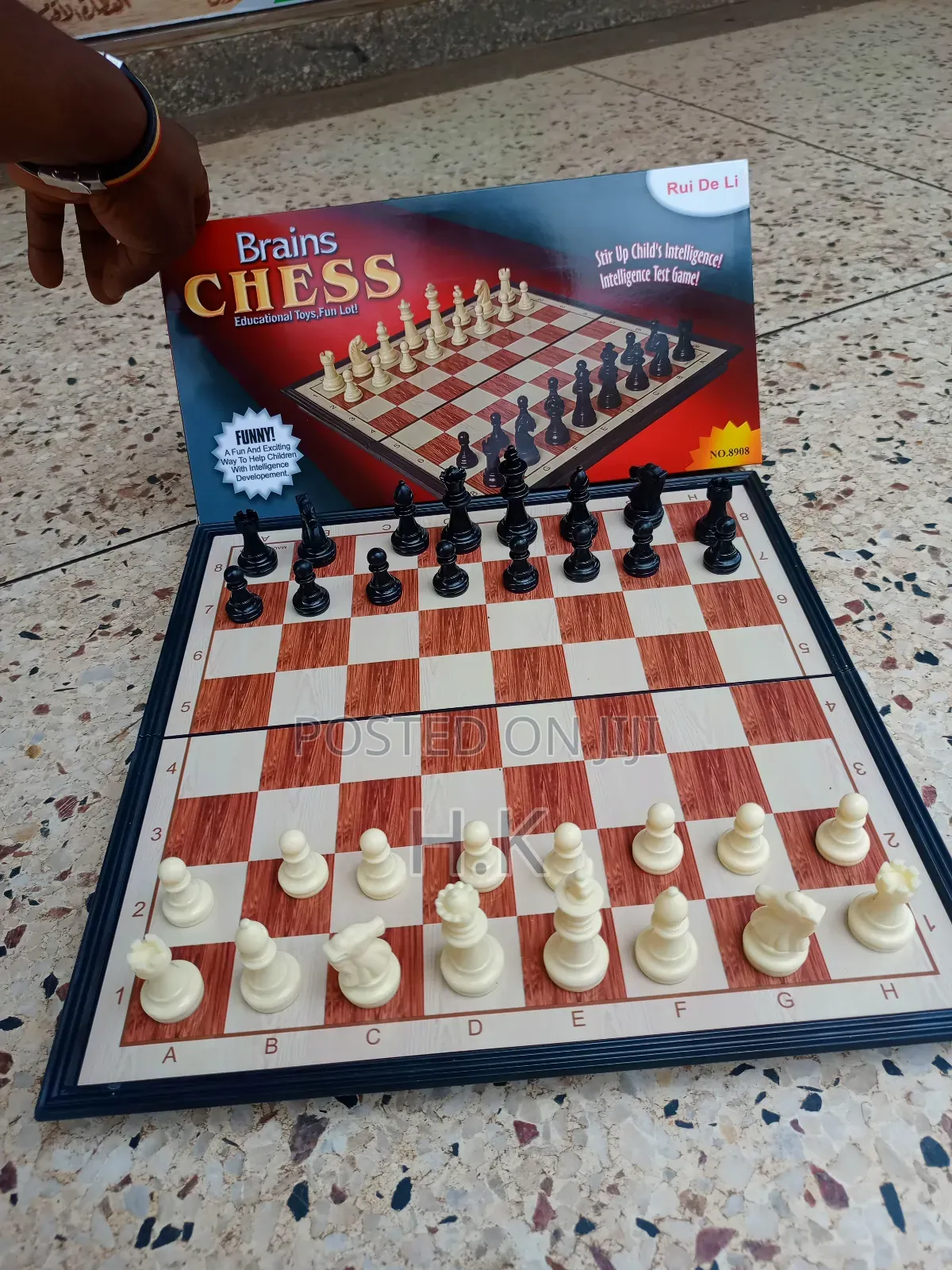 Brains Magnetic Chess Set.