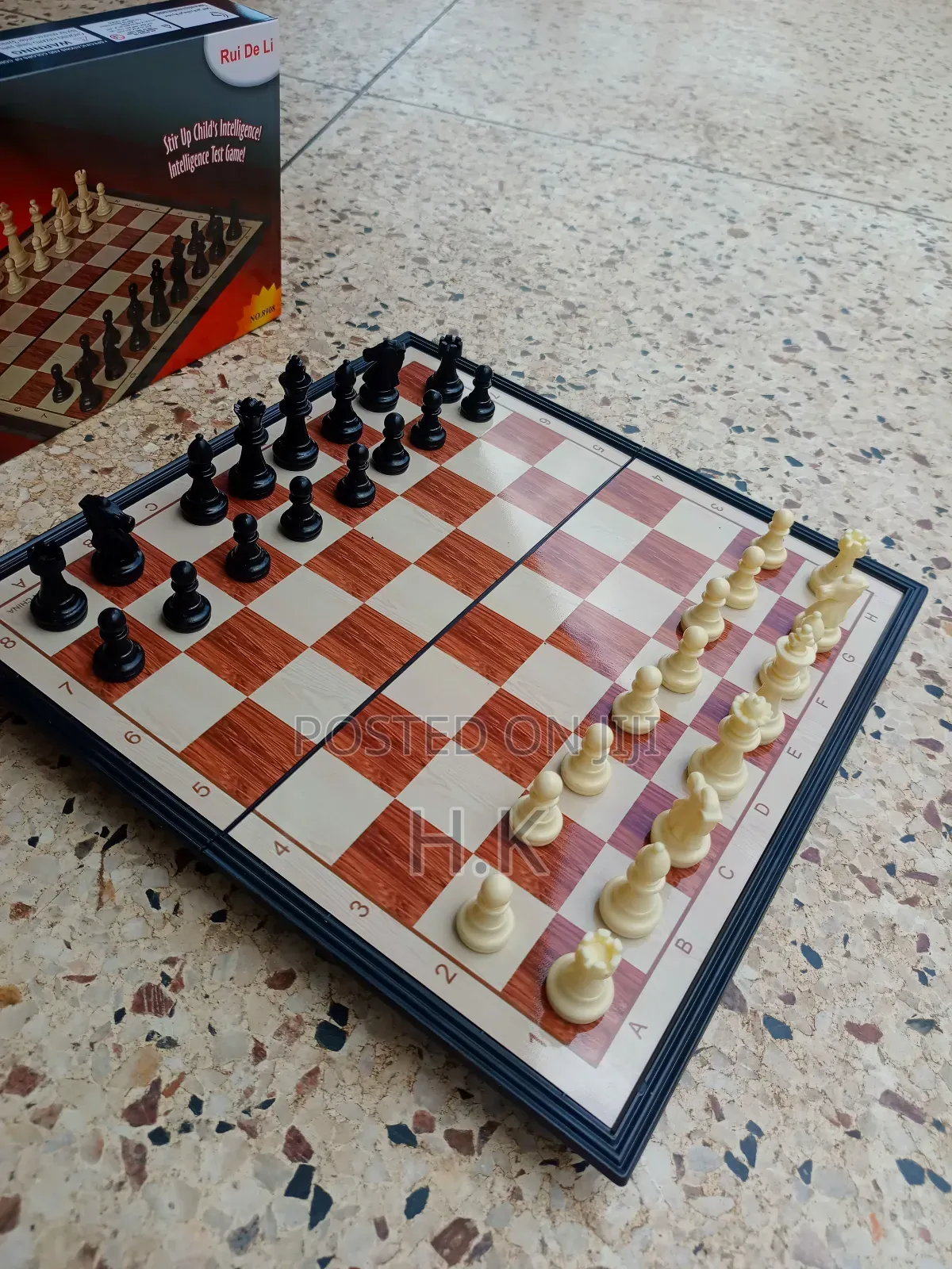Brains Magnetic Chess Set.