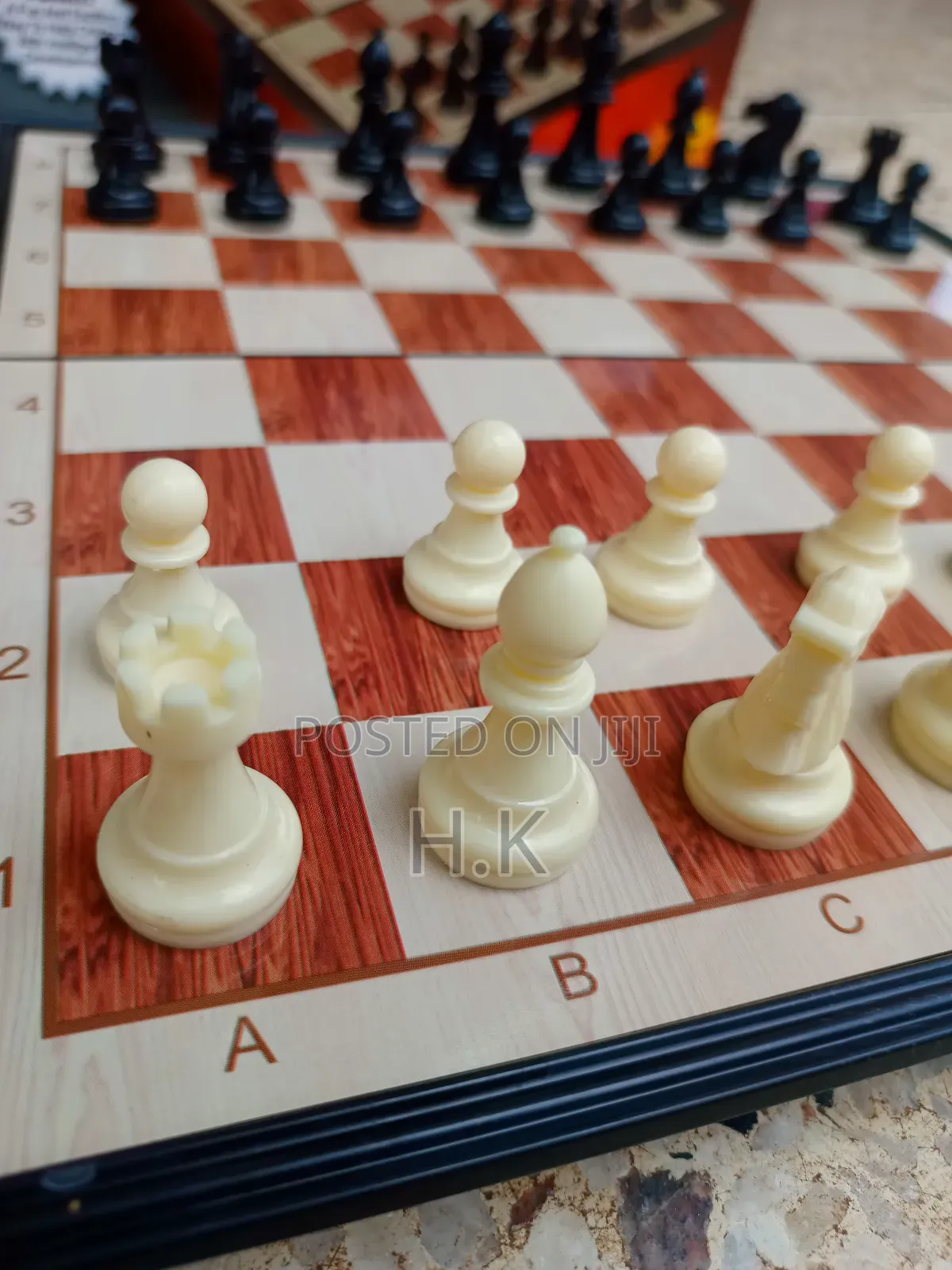 Brains Magnetic Chess Set.