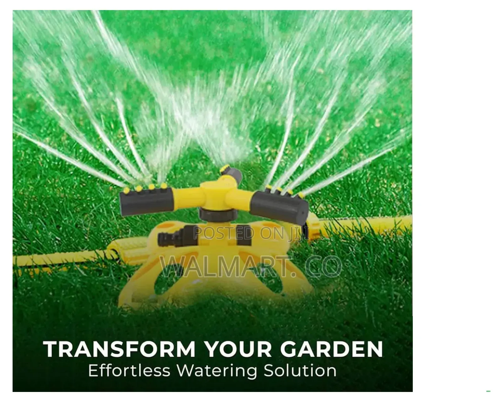 Garden Water Pressure Sprinkler-Yellow