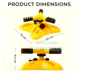 Garden Water Pressure Sprinkler-Yellow