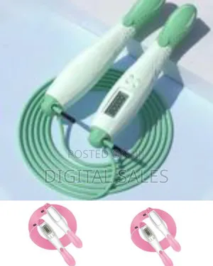 Electronic Counting Skipping Anti Slip Handle Adjustable Weighted Jump