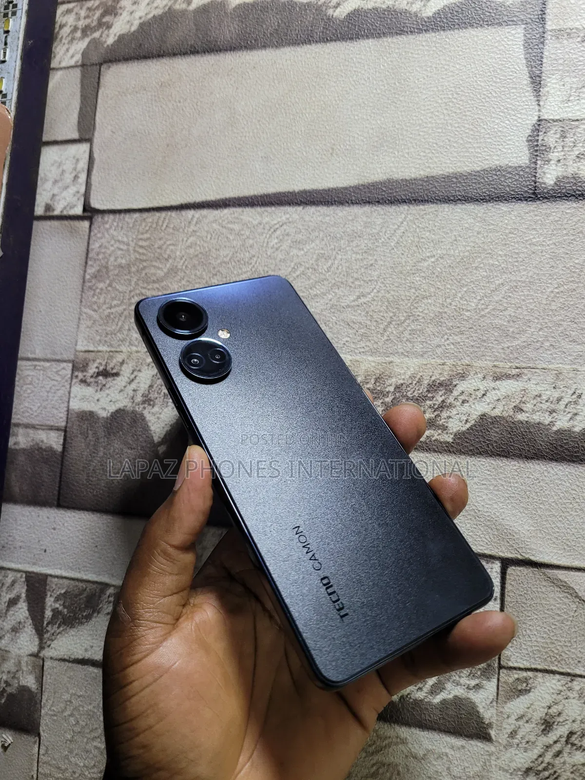 Tecno Camon 19 128 GB Black