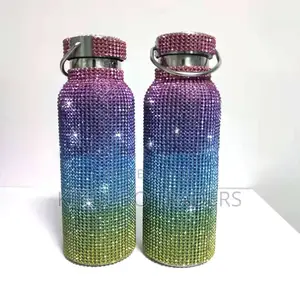 (1pc) Sparkly Diamond Water Bottle