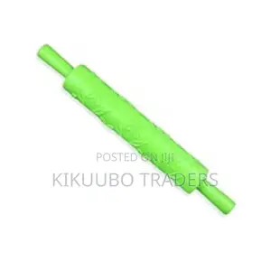 Flour Butter Chocolate Silicon Rolling Pin Plastic Handle