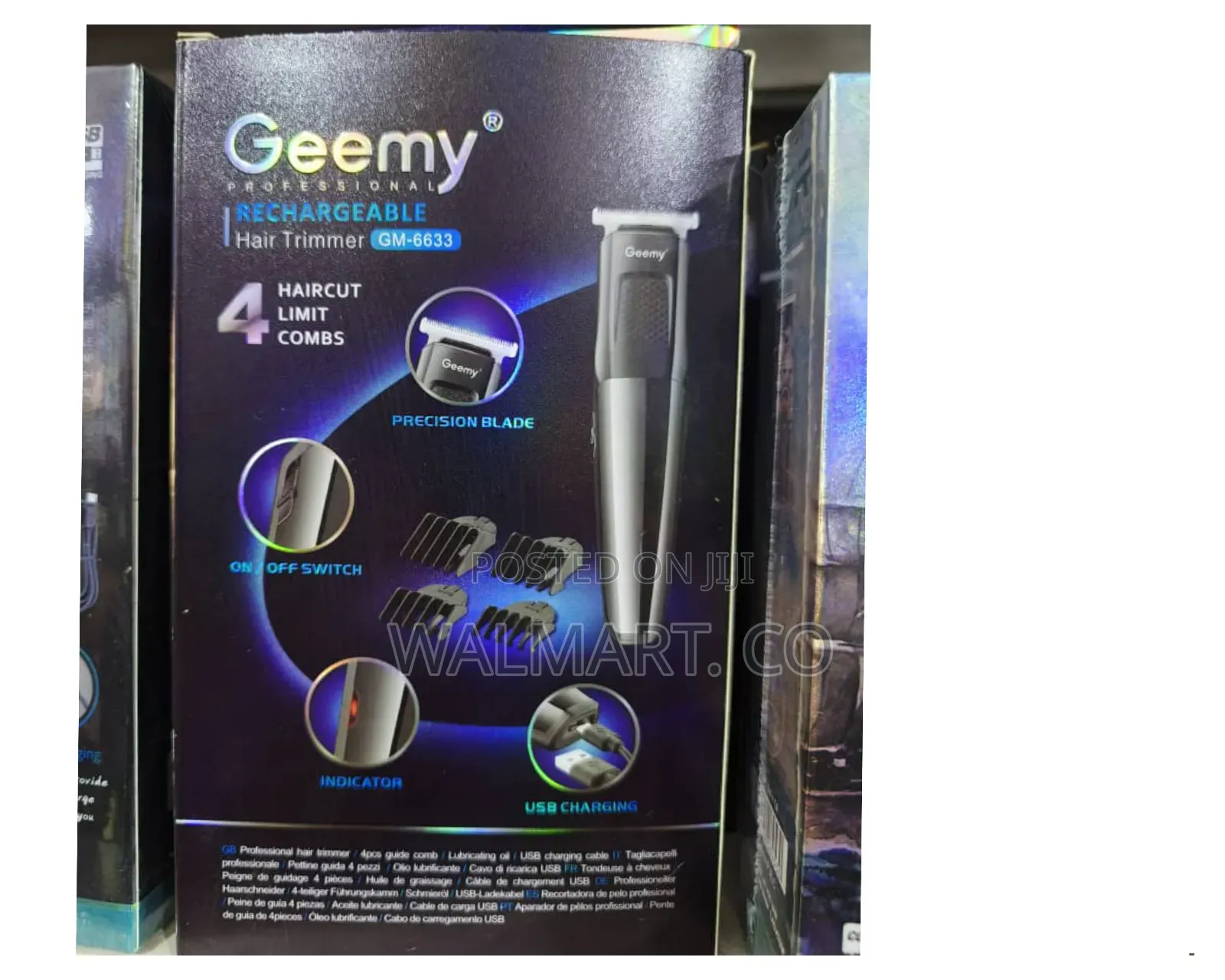 Geemy Professional Rechargeable Hair Trimmer
