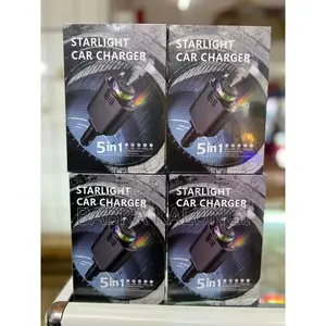 Starlight Retractable Car Charger With Aromatherapy Diffuser