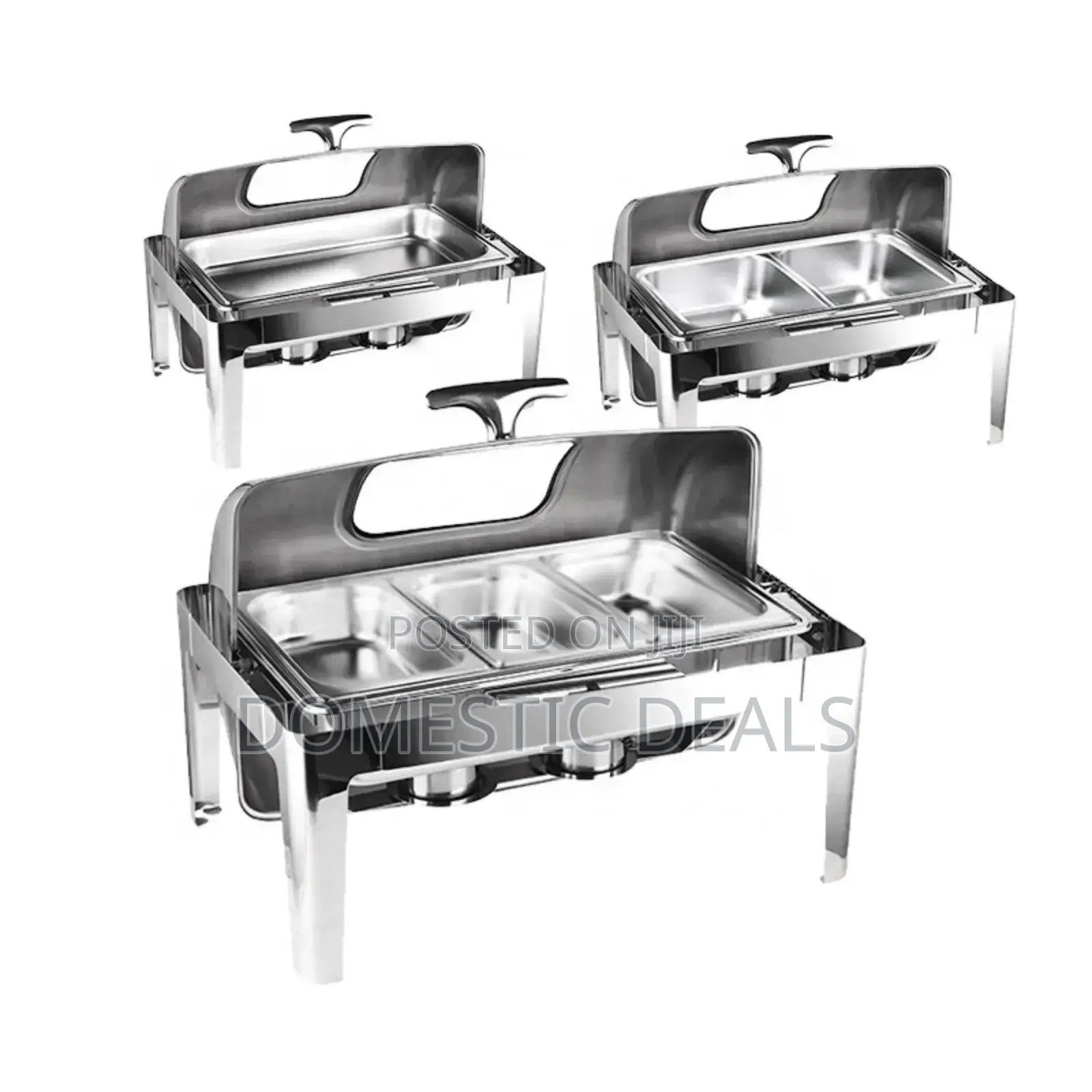 Roll Top Chafing Dishes for Buffet: Catering Food Warmer