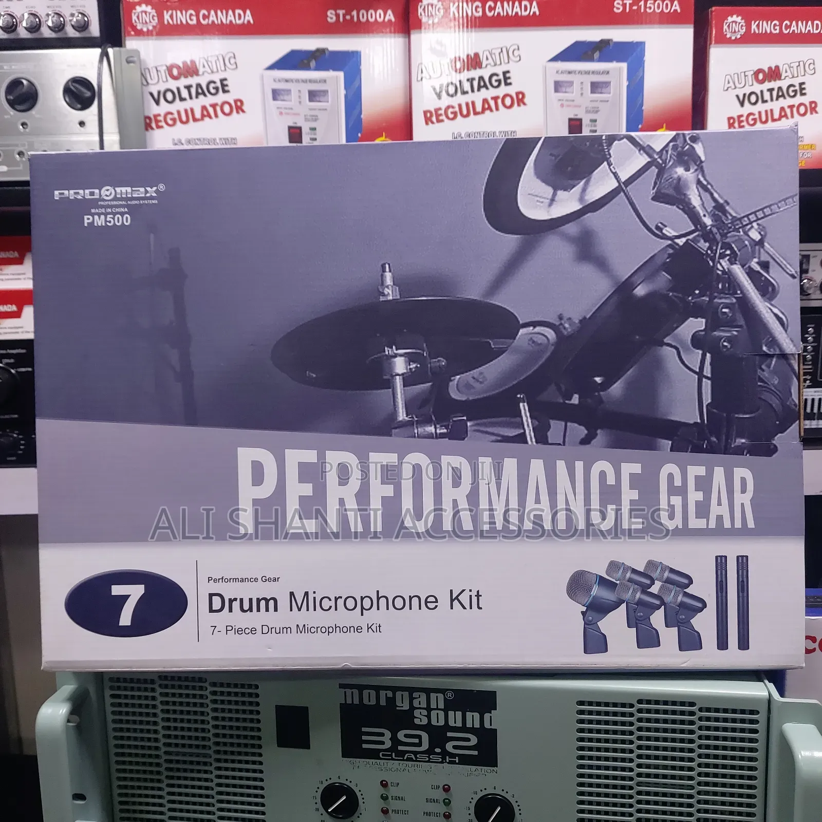 Microphone Pro Max Pm 500, Performance Gear Drum Microphone Kit