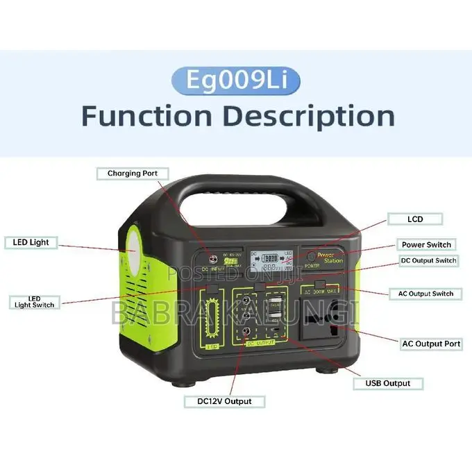 Solar Generator Laptop Charger, Battery Backup
