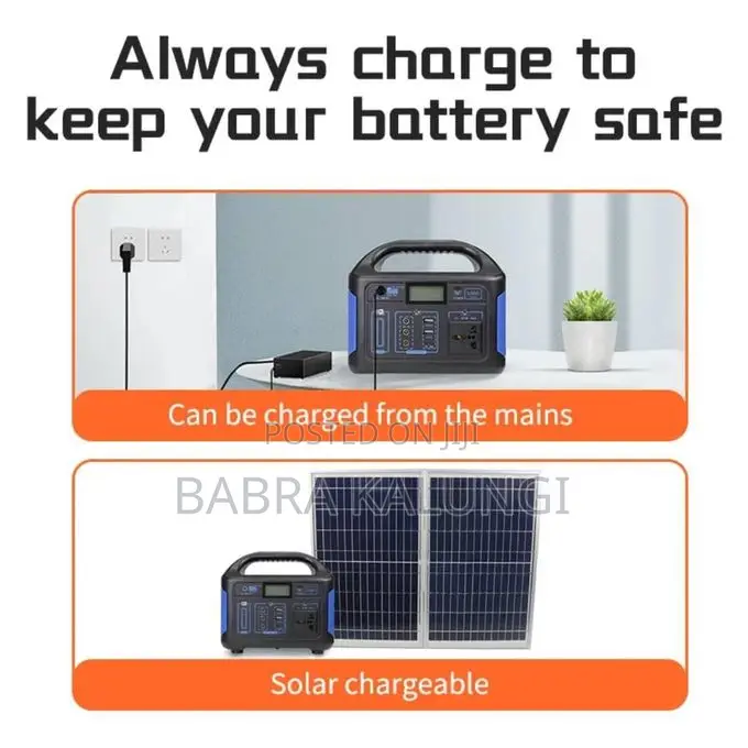 Solar Generator Laptop Charger, Battery Backup