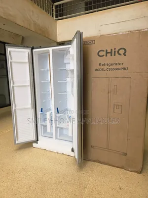 Brand New 560trs Chiq High End Side by Side Fridge With a Dispenser