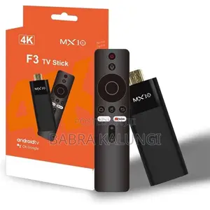 Mx10 F3 Android Tv Stick With Remote Control