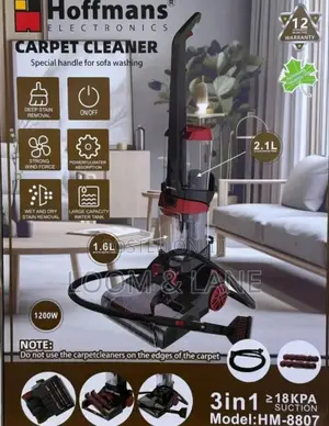 3in1 Hm-8807 Hoffmans Carpet Cleaner