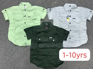Kids Shirts Lemon Green,Grey and Other Colors