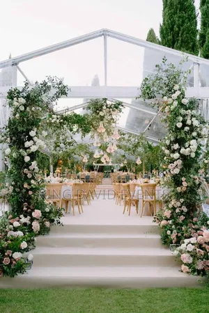 Skyline Tent Wedding Decoration in Uganda