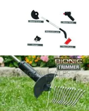 Grass Trimmer, Cordless Rechargeable Weed Cutter With Detachable Head