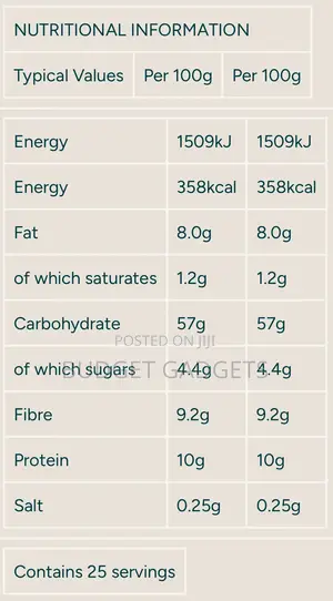100% Instant Oats