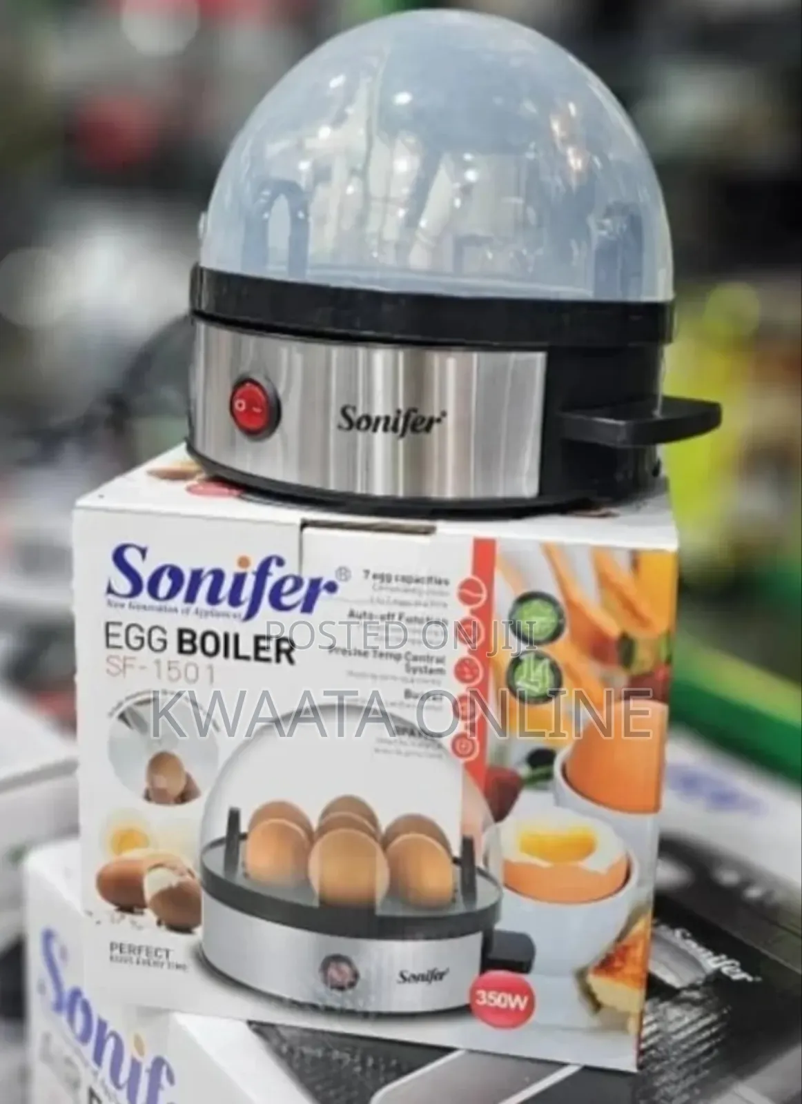 Sonifer Sf-1501, 350 Watt, 7 Egg Cooker, Electric Egg Boiler