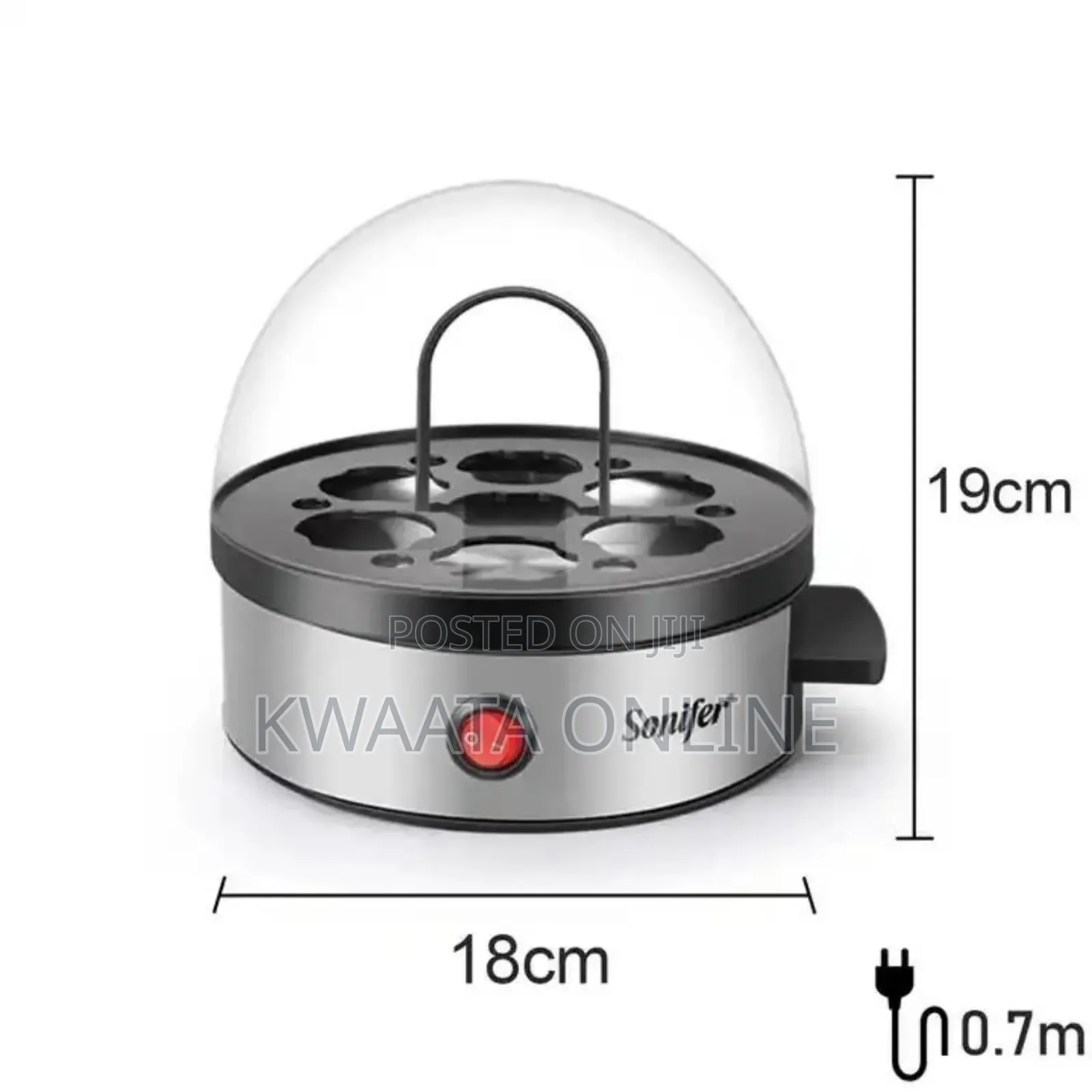 Sonifer Sf-1501, 350 Watt, 7 Egg Cooker, Electric Egg Boiler