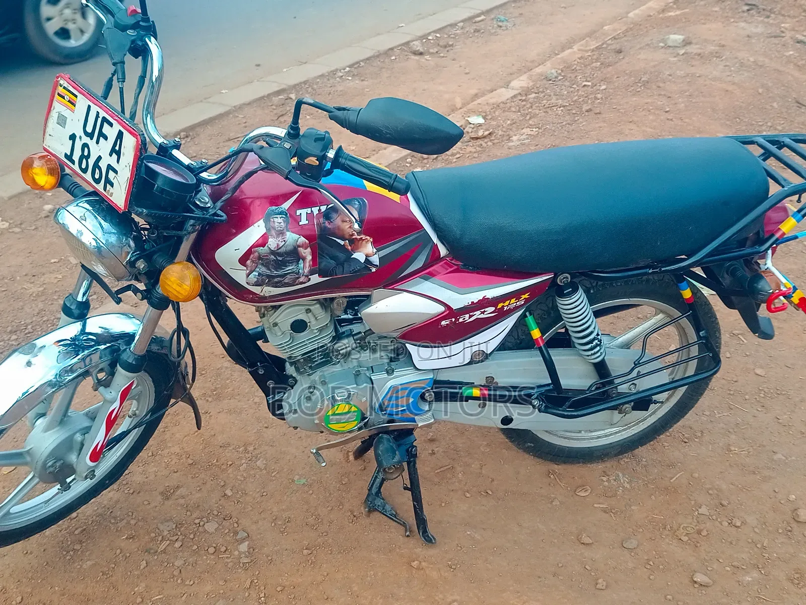 TVS HLX 125 2022 Red