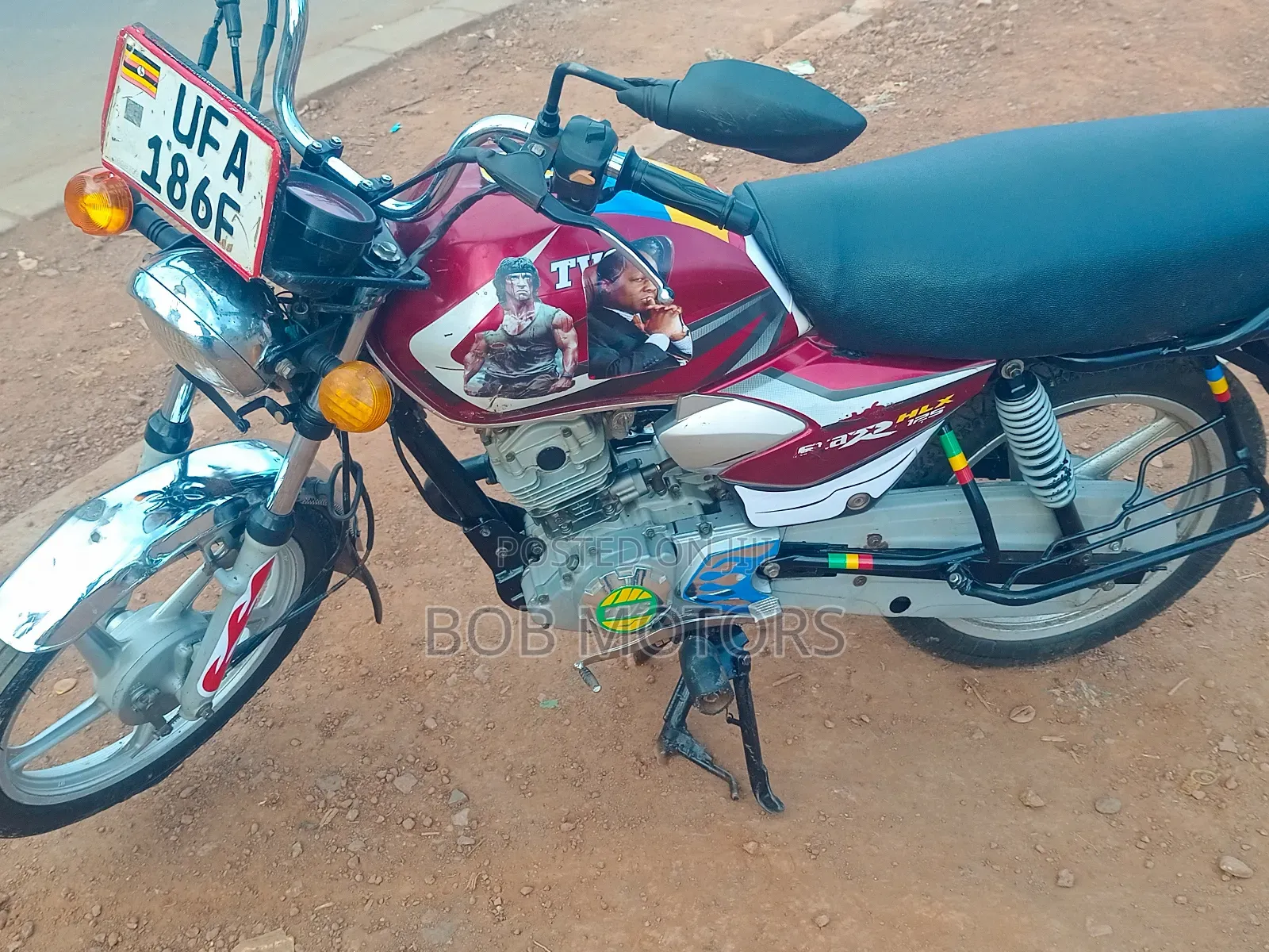 TVS HLX 125 2022 Red