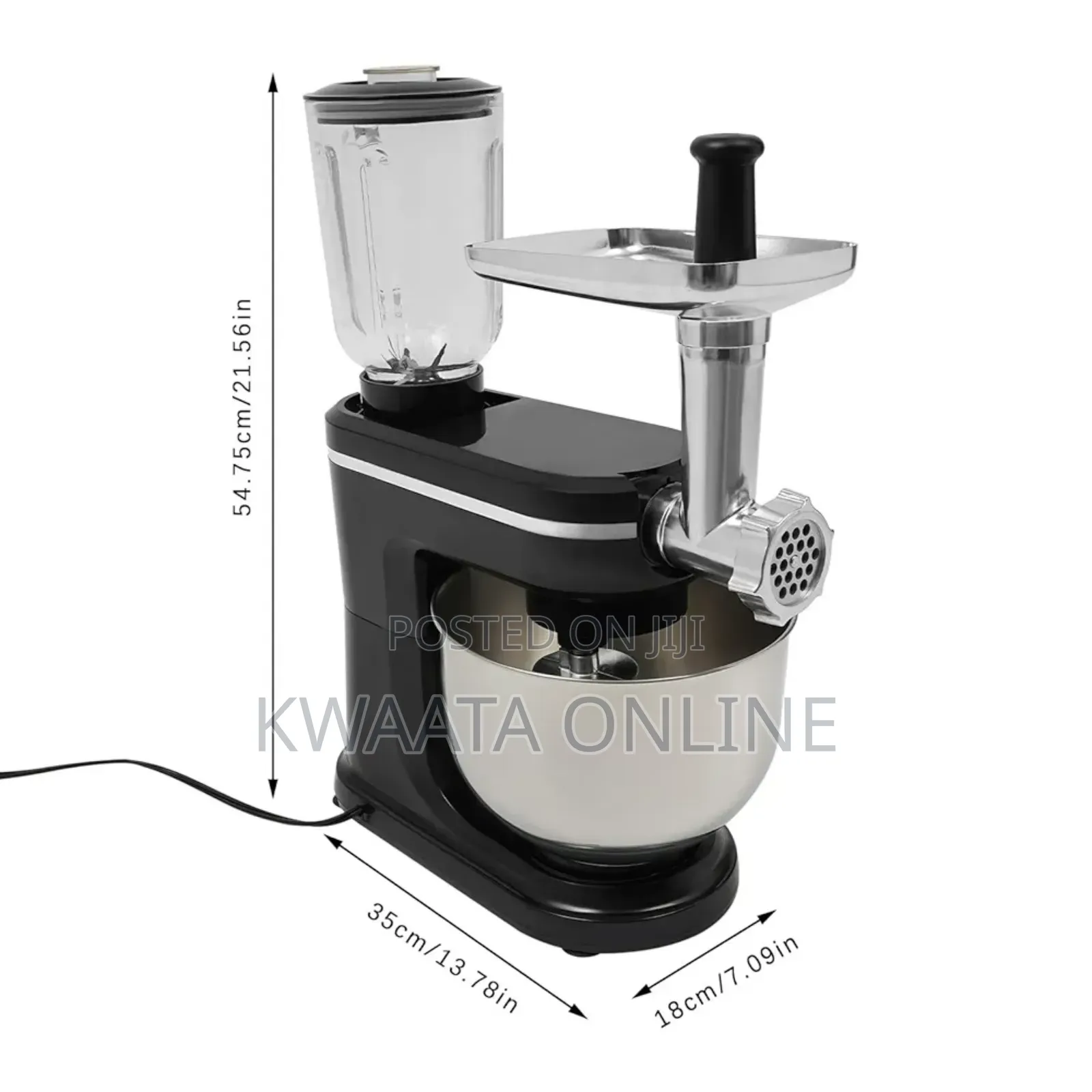 Hoffmans 3 in 1 Multi-Function Mixer, Meat Grinder, Juicer, Hm-8085