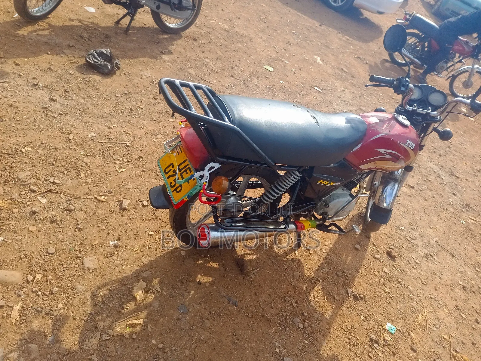 TVS XL 100 2023 Red