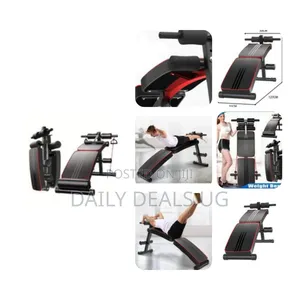 Adjustable Sit Up Bench Reverse Crunch Abdominal Abs Fitness Home Gym