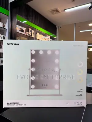 Green Lion Glam Shine Makeup Mirror – 12 Led Lights