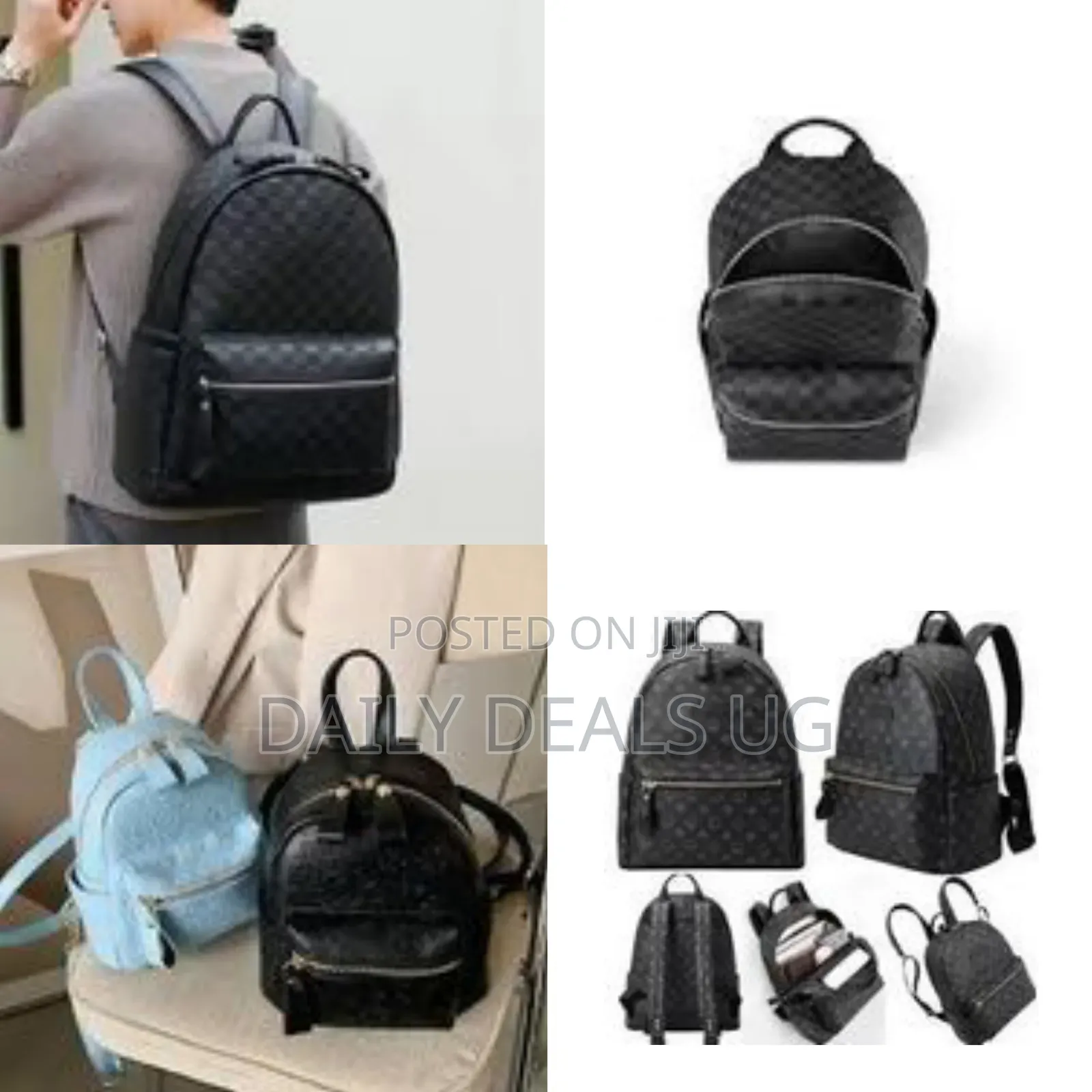 Wowen Backpack Wowen Shoulder Bag Casual Versatile Pu Soft Leather
