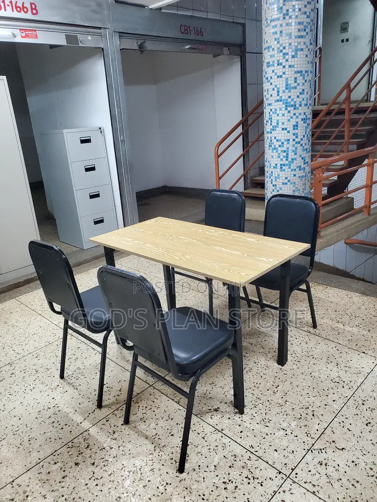 Folding Wooden Dining Table and Chairs