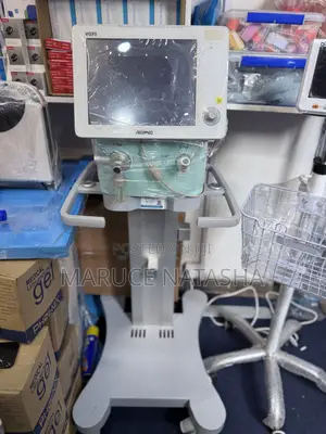 Icu Ventilator Machine With a Trolley