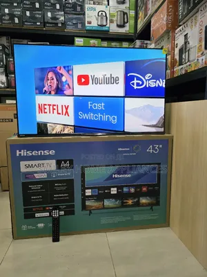 New Look Hisense 43a4qs A4 Series Vidda Smart Tv With a Slick Remote