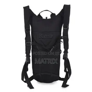 Outdoor Sports Water Hydration Bottle Backpack-Black