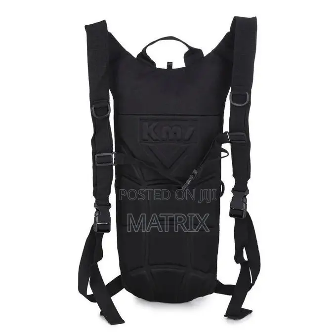 Outdoor Sports Water Hydration Bottle Backpack-Black