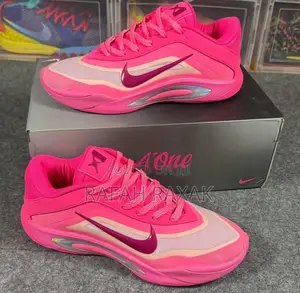 Original Nike A’One “Pink Aura” Basketball Sneakers